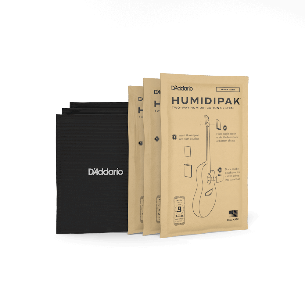 Humidipak for guitar care